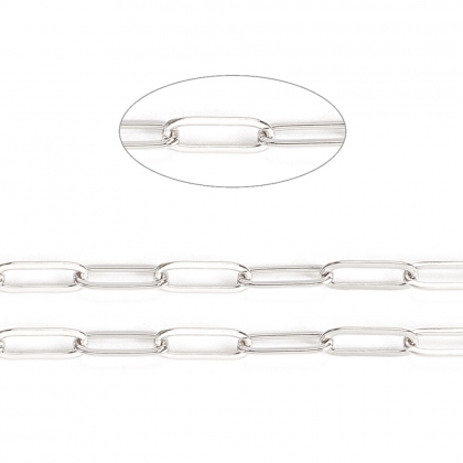 Long Oval Link Chain Roll