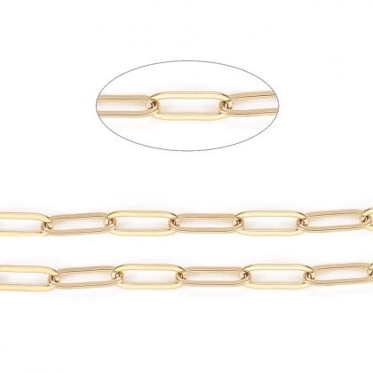 Long Oval Link Chain Roll