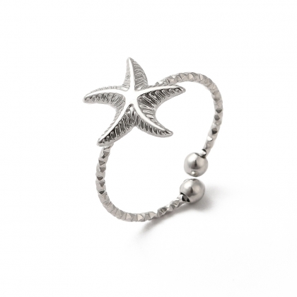 Starfish Cuff Ring