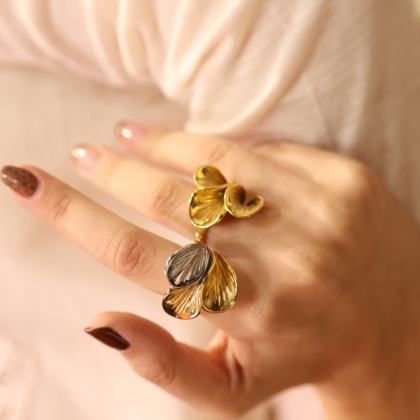 Δαχτυλίδι Φύλλο (Size 7)