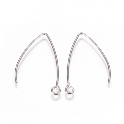 Geometric Marquise-Shaped Earring Hooks