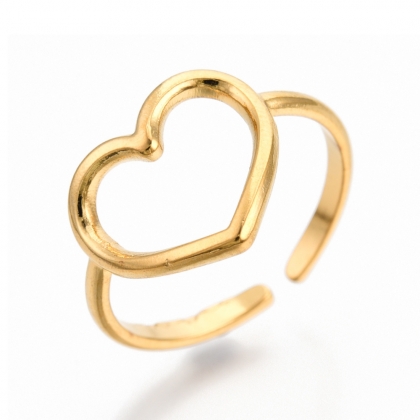 Heart Cuff Ring