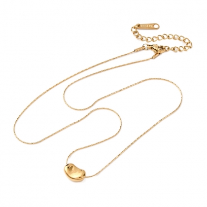 Pea-Shaped Pendant Necklace