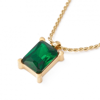 Green Crystal Necklace