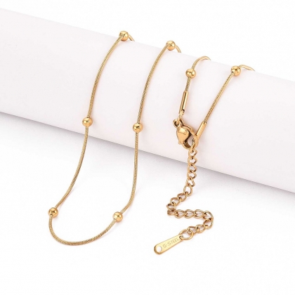 Deaded flow chain necklace