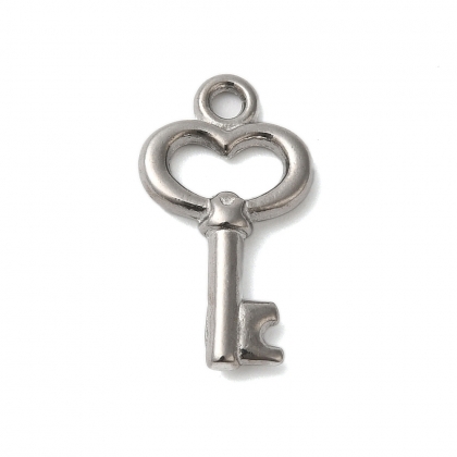 Heart Key Pendant