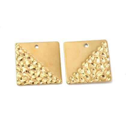 Square Textured Pendant