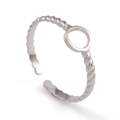 Twisted Rope Adjustable Ring Base