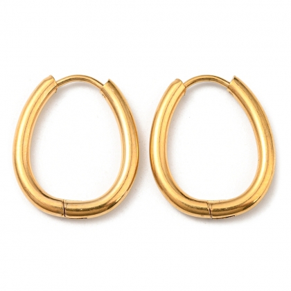 Teardrop Hoop Earrings