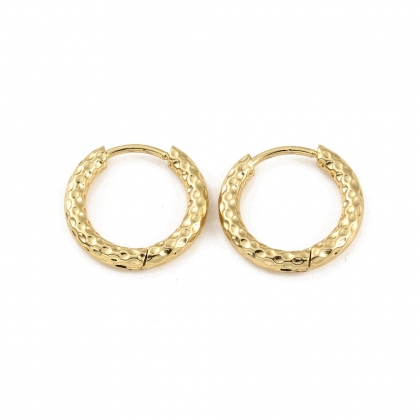 Textured Hoop Earrings