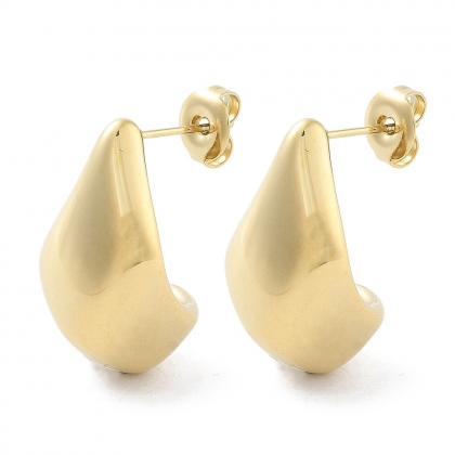 Teardrop Stud Earrings