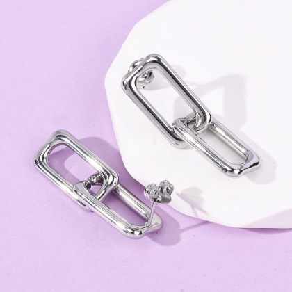 Σκουλαρίκια – Γεωμετρικός Ορθογώνιος Σχεδιασμός