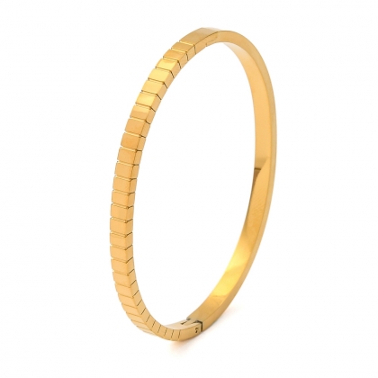 Slim Square Cuff Bangle