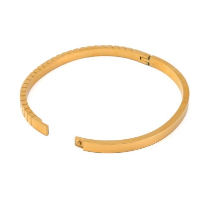 Slim Square Cuff Bangle
