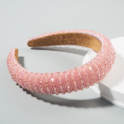 Beaded Glass Hairband