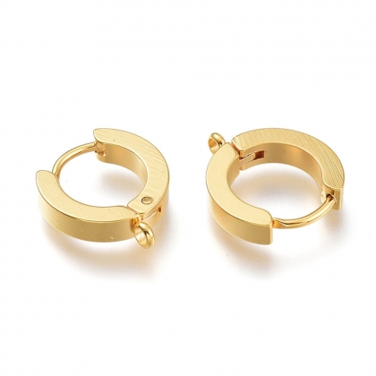 Hoop Earring Findings with Loop
