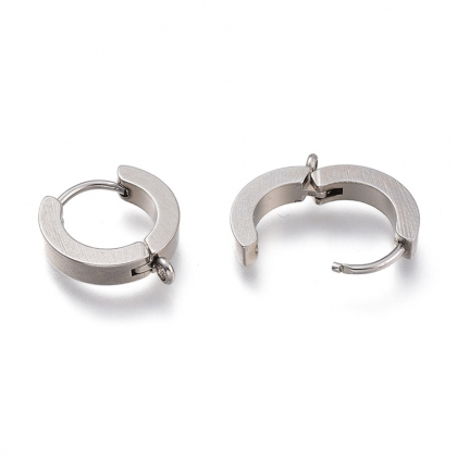 Hoop Earring Findings with Loop