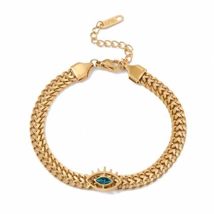 Evil Eye Bracelet with Zircon