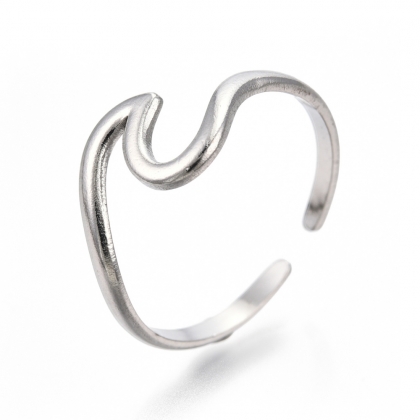 Wave Cuff Ring