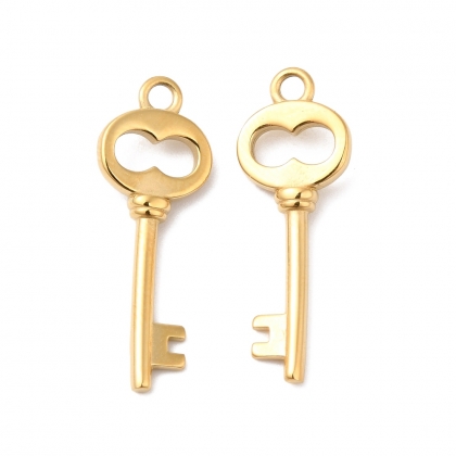Vintage Gold Key Pendant